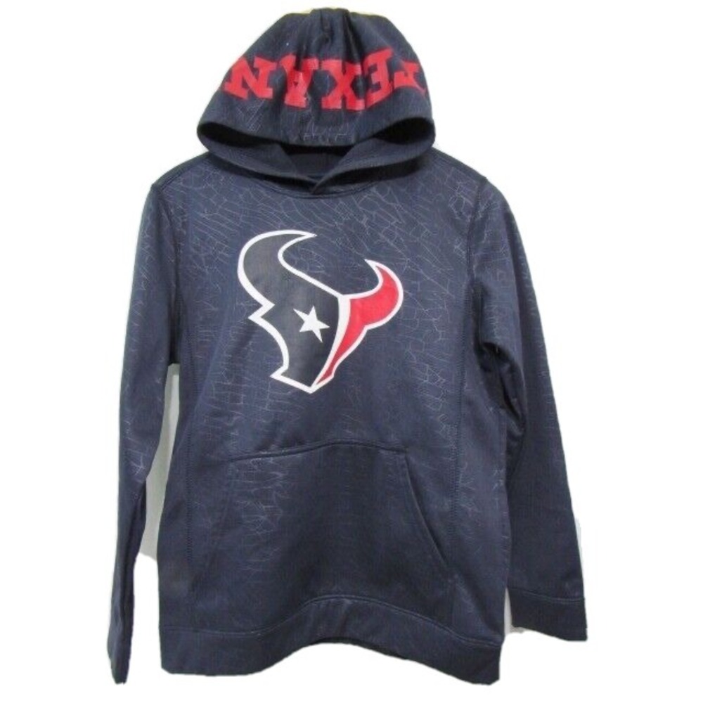 NFL Team Apparel Houston Texans Youth‎ Sz 14-16 Polyester Hoodie